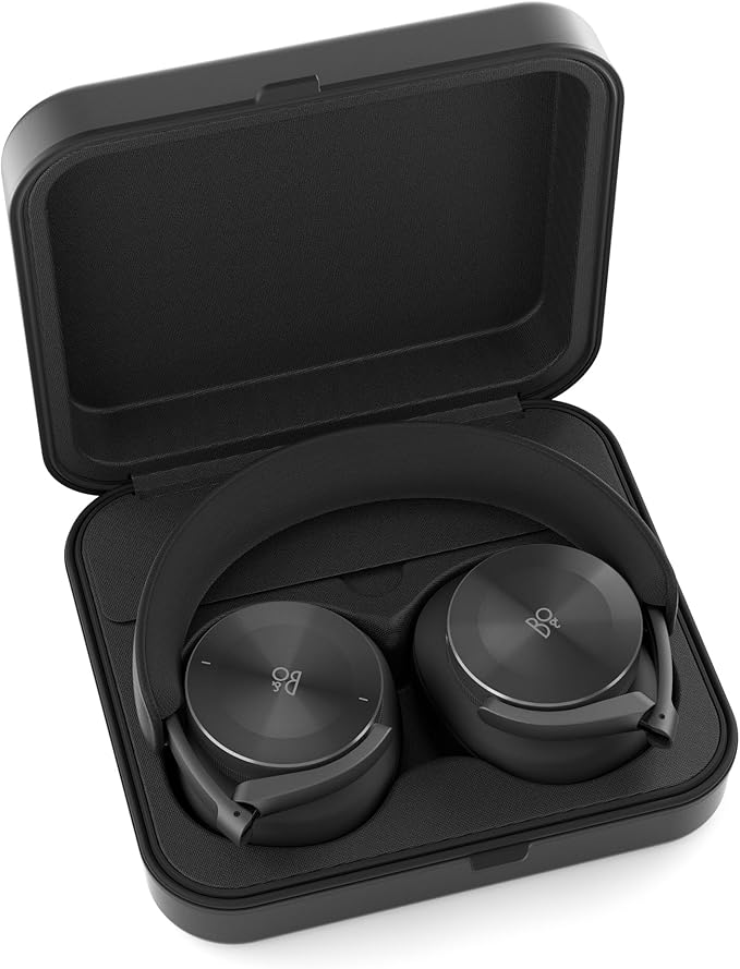 Bang & Olufsen Beoplay H95 Premium Comfortable Wireless Active Noise Cancelling (ANC) Over-Ear Headphones with Protective Carrying Case, Black