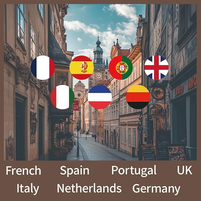Europe eSIM Card: 2GB/Daily High-Speed Data, 10 Days Prepaid Plan for 7 Countries, Hotspot Support | Ideal for Travel UK, France, Germany, Italy & More No Contract, No SIM Card,No Voice Call, No SMS