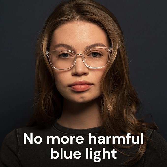 Gaoye Blue Light Glasses for Computer & Gaming - Anti UV Ray Lenses, Scratch-Resistant & Comfort Fit