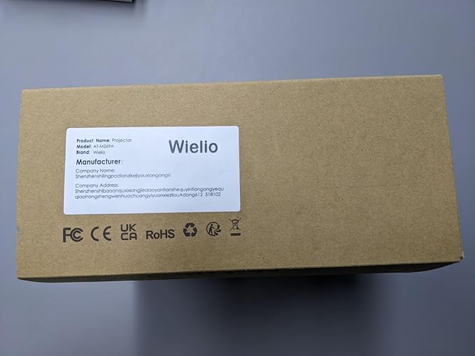 Projector with WiFi and Bluetooth, 1000+ Apps Installed, Electronic Focus & Auto Keystone, Low Fan Noise, Zoom, Native 1080P 4K Support Portable Mini Video Projector Outdoor Indoor