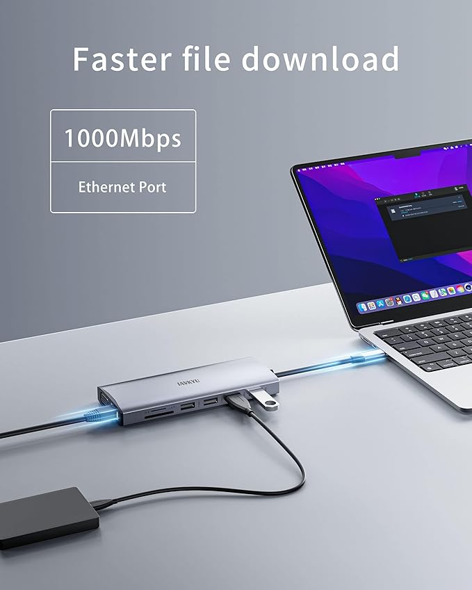 USB C Docking Station 4 Monitor,14 in 1 Laptop Docking Station 3 Monitor Quad Display USB C Hub Multiport Adapter with 2HDMI 4K+DP+VGA+Ethernet+6USB+100W PD+SD/TF+Audio,USBC Dock for Windows Laptop