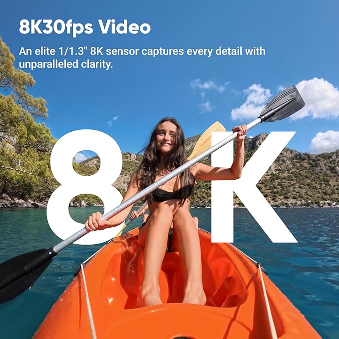 Insta360 Ace Pro 2 Dual Battery Bundle - 8K Waterproof Action Camera Co-Engineered with Leica, 1/1.3" Sensor, Dual AI Chip, Leading Low Light, Superior Audio