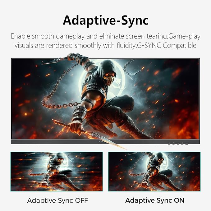 INNOCN 29" Ultrawide Monitor 100Hz 21:9 IPS WFHD 2560 x 1080P 99% sRGB HDMI Computer USB Type C 65W Laptop External Monitor, Height/Pivot Adjustable, Productivity, Wall Mountable, Black