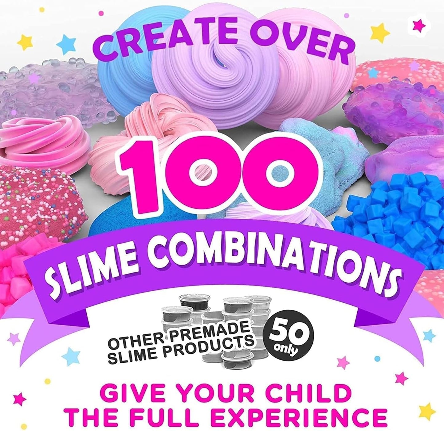 Original Stationery DIY Unicorn Slime Kit for Girls 7+ - Make Glow-in-The-Dark Slime - Fun Family Activity & Birthday Present
