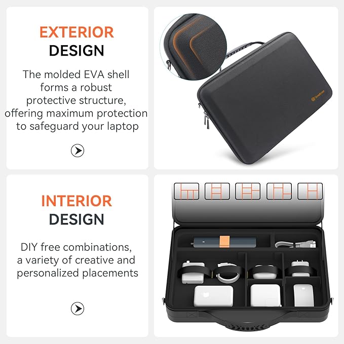 Smatree MobileBase Laptop Shoulder Sleeve for 15.3 inch Macbook Air M4 2025/M3 2024/M2 A3114, for 16 inch Macbook Pro M4 2024/M3/M2 2023 A2991 A2780 A2485, Hard Laptop Carrying Case with Stand (A485S)