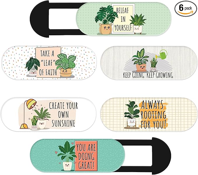 MESMOS Laptop Camera Cover Slide Cute, Laptop Accessories, Computer Camera Webcam Cover Slide, Web Cam Privacy Cam Blocker. Fits MacBook Pro & Air, iPad iMac (Large)