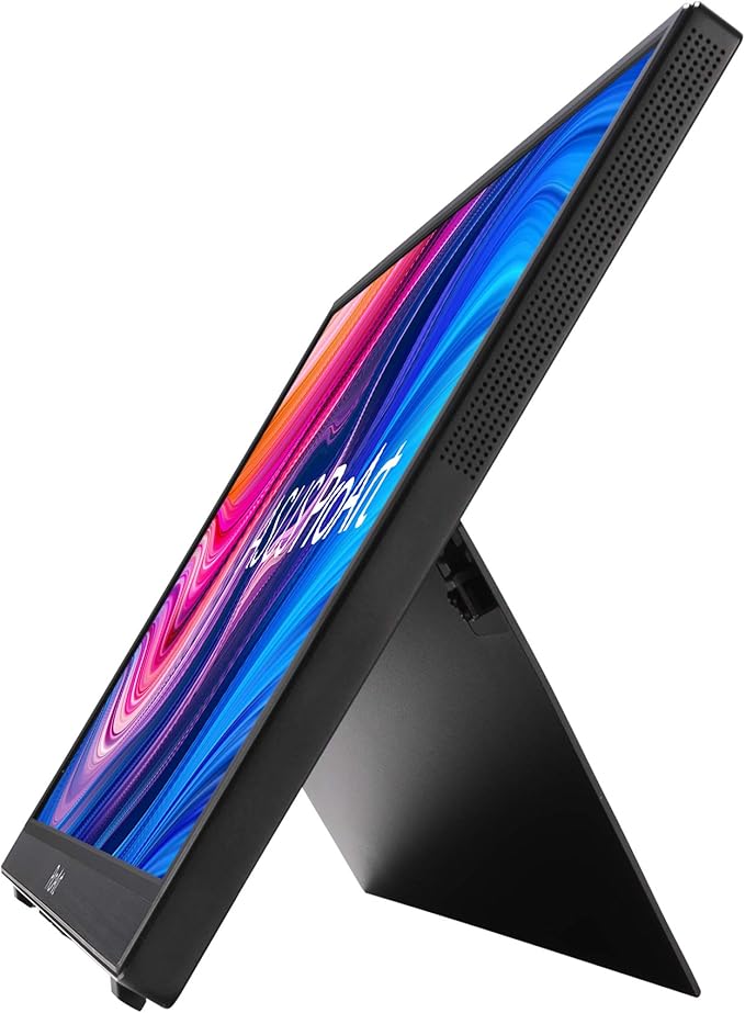 ASUS ProArt Display 14” 1080P Portable Touchscreen Monitor (PA148CTV) - Full HD, IPS, 100% sRGB/Rec.709, Color Accuracy ΔE < 2, Calman Verified, USB-C Power Delivery, Micro HDMI, Tripod Socket,Black