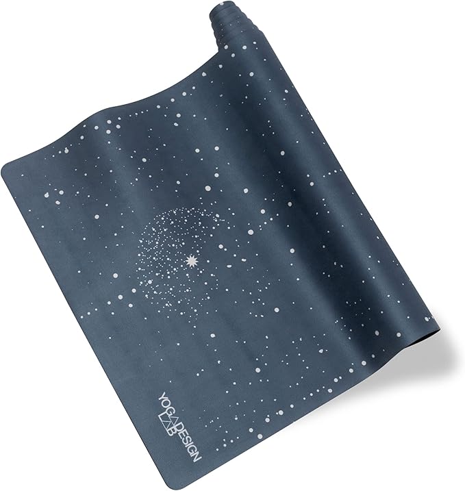 YOGA DESIGN LAB | The Combo Yoga Mat | Eco Luxury | Ideal for Hot Yoga, Power, Bikram, Ashtanga, Sweat | Studio Quality | Includes Carrying Strap!