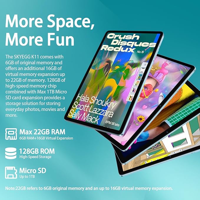 2025 Upgraded Android 15 Tablet 10.1 Inch Octa-Core Tablets with Keyboard Mouse, 22GB+128GB+1TB Expand, 8000mAh Large Battery,1280x800 IPS HD Touch Screen, Widevine L1, 5G WiFi, GPS-Metal Blue