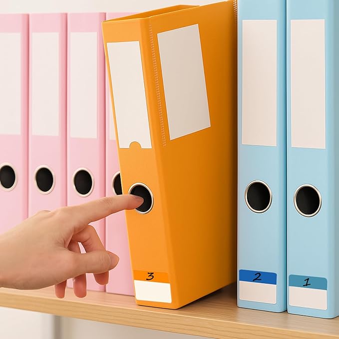 500 Pieces Sticky Index Tabs, Writable & Repositionable Page Markers, 2 Inch File Tabs for Notebooks, Books, Binders, Folders, Tab Dividers Stick On, 10 Colors, 21 Sets (Vibrant, 500pcs)