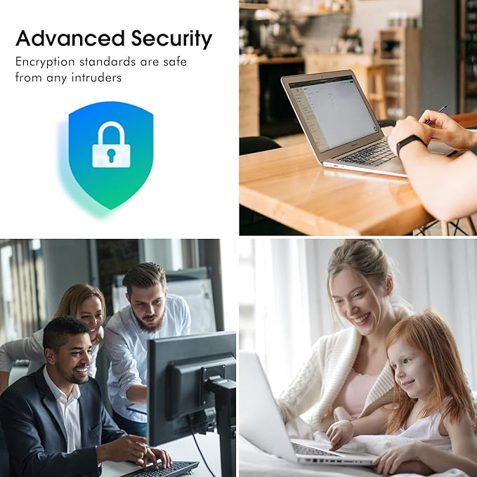 EDUP AC600M USB WiFi Adapter for PC, Wireless USB Network Adapters Dual Band 2.4G/5.8Ghz Wi-Fi Dongle Antenna for Laptop Desktop Compatible with OS Windows 11/10/8.1/8/7/XP -Black