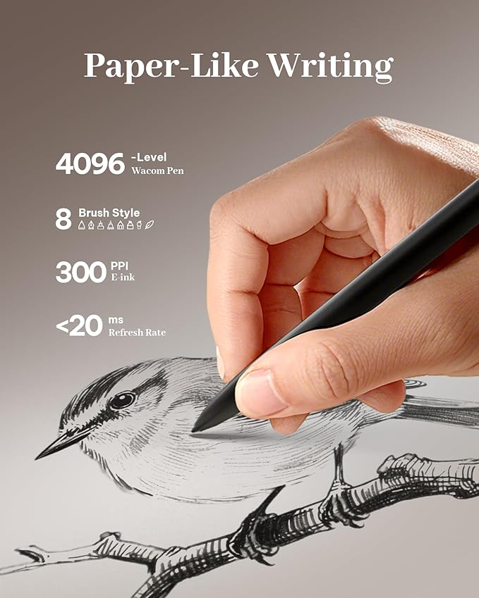 iFLYTEK AINOTE 2, 10.65" E-Ink Tablet, AI Note Taking Tablet with ChatGPT-5, Ultra-Thin 4.2mm Digital Notebook with Voice-to-Text, 16-Language Transcription, Handwritten-to-Text, Ideal for Work&Study