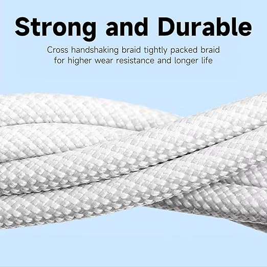 USB A to USB C Woven Cable Compatible for Apple iPhone 17 Air 16E,iPhone 15/16 Pro Max, 15/6 Plus Car Play Charging Cord, iPad 10th Gen, iPad 11 2025, iPad Pro Air 5th/4th Gen, Mini 6th Type-c Charger