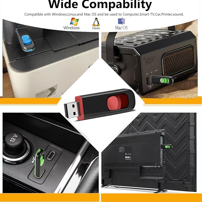 32GB USB Flash Drive, USB 2.0 Memory Stick Thumb Drive Pen Drives Jump Drive for Data Storage Black/Green