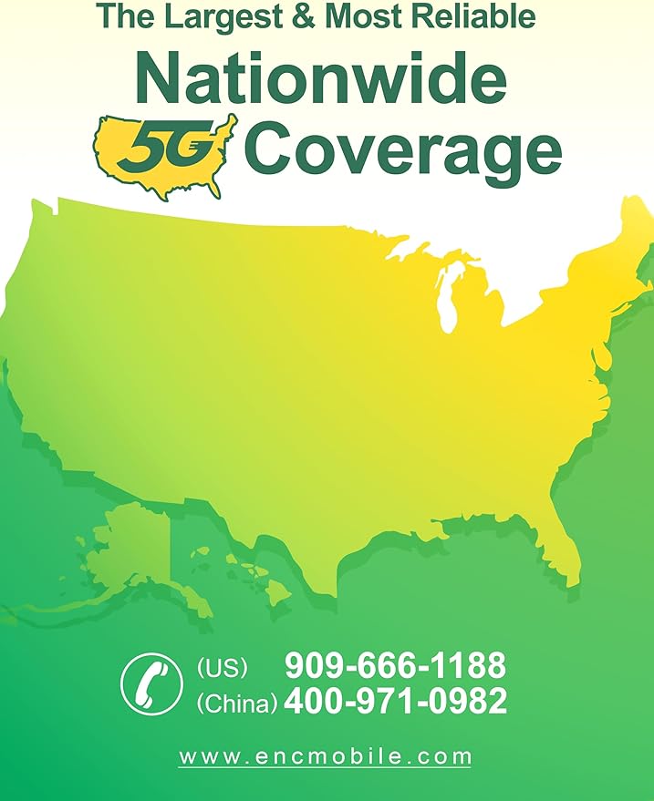 Prepaid SIM Card USA $45/mo - Unlimited/Mo. 5G/4G LTE Data + One SIM Dual Number (US & China) + Unlimited US/China/Canada/Mexico Talk & Global Text, Wi-Fi Calling, 3 in 1 SIM Card Included
