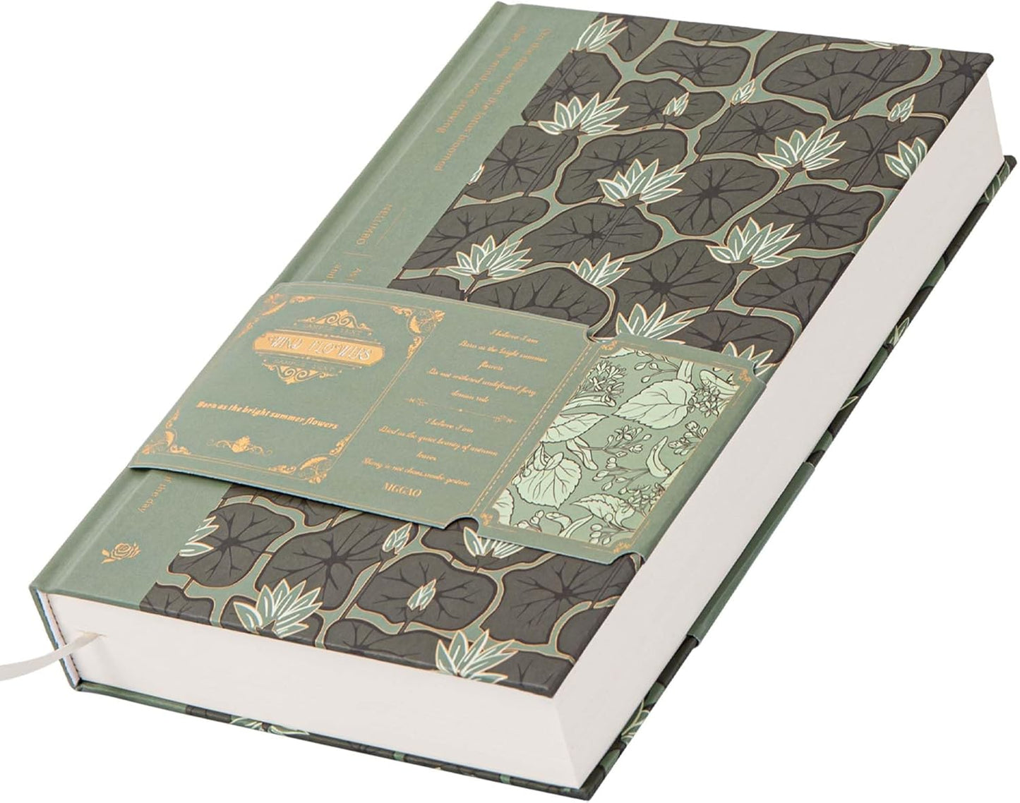 Hardcover Journal for Women Girls, A5 Lined Journal Notebook, Cute Journal for Writing, Aesthetic Journal, College Ruled Notebook with 100 Gsm Thick Paper, 320 Numbered Pages