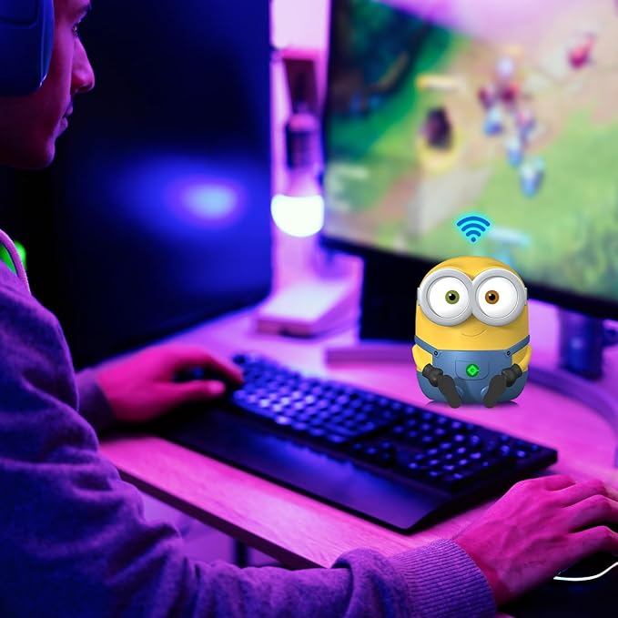 Davolink Minions Bob WiFi 6 Router for Home - Turbocharge Your Internet with Minions Magic Secure Travel WiFi Router - Gaming Router