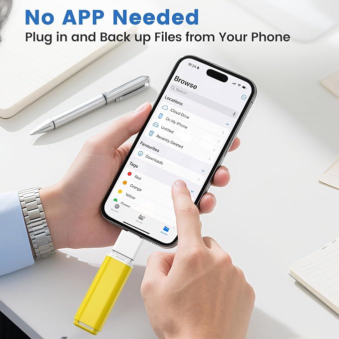 ABLAZE 16GB USB 2.0 Flash Drives 5 Pack with Type C Adaters, Thumb Drives 16GB USB Sticks Memory Sticks Pendrives for PC/Smartphones/Computer