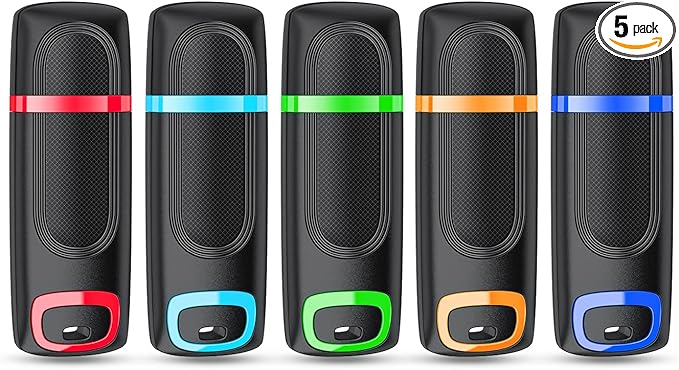 RAOYI 5 Pack 64GB Flash Drive, USB 3.0 High Speed Memory Stick Thumb Drive Jump Drive Zip Drive for Data Storage and Backup (Multicolor)