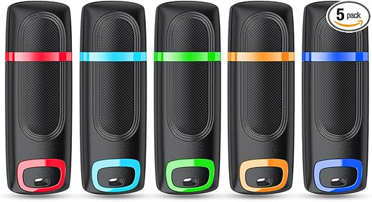 RAOYI 5 Pack 64GB Flash Drive, USB 3.0 High Speed Memory Stick Thumb Drive Jump Drive Zip Drive for Data Storage and Backup (Multicolor)