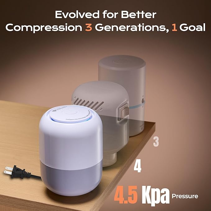 Essential Vacuum Bags for Travel Luggage with Electric Pump, Reusable Compression Bags for Checked Suitcases, Vacuum Seal Spacesaver for Cloth Packing(2Large+Pump)