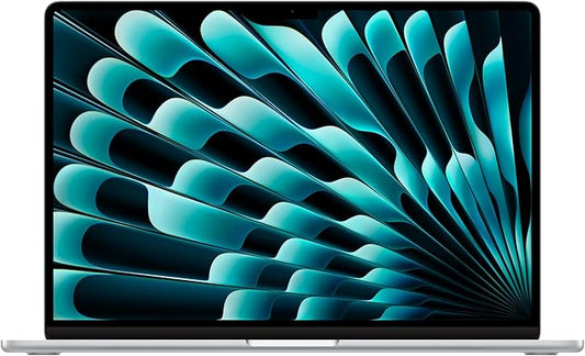 Apple 2025 MacBook Air 15-inch Laptop with M4 chip: Built for Apple Intelligence, 15.3-inch Liquid Retina Display, 16GB Unified Memory, 512GB SSD Storage, 12MP Center Stage Camera, Touch ID; Silver