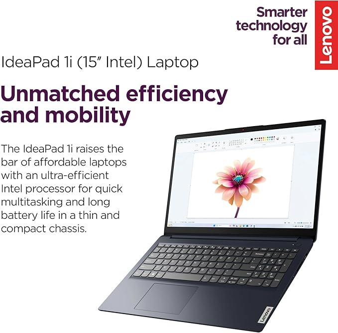 Lenovo IdeaPad Laptop for Business Student 2025, 15.6" Display, 8GB RAM + 884GB Storage (256GB SSD +128GB eMMC +500GB Ext), Dual Intel Core Processor, WiFi 6, HubxcelAccessory, Office 365 1 Yr, Win 11