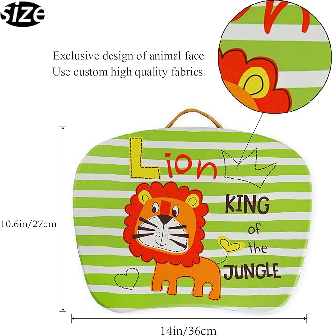 Pets Lap Desk - Lapdesk Fits up to 11.6 Inch laptops - Drawing Table and Craft Desk (1-Lion)