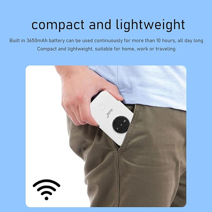 4G LTE Mobile Hotspot, Professional Portable Travel Routers SIM Card, 300Mbps High Speed Unlocked Router Hotspot Device for Home Office Travel, Up to 10 Users