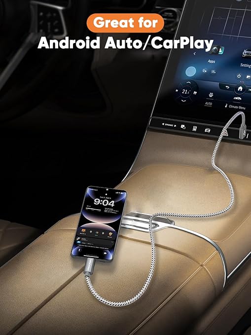 CableCreation USB A to USB C Cable 5FT, 10Gbps USB C to A USB 3.2 3.1 C Data Cable, Android Auto 3A Fast Charge Cord for Type C External SSD MacBook iPad, Galaxy S24/S23+, iPhone 15/iPhone 16+