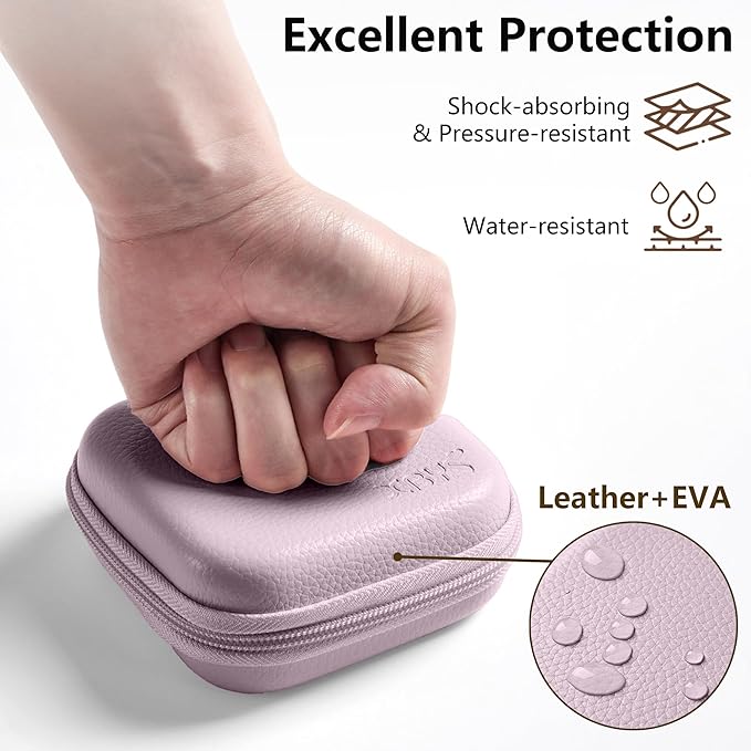 Charger Case for Macbook, Portable Tech Electronic Organizer Bag, Travel Storage Pouch for Laptop Accessories, MacBook Power Adapter, Charging Cords, USB Drives, Power Bank (Purple, M)