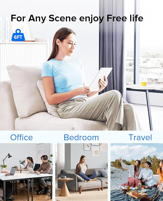 iPhone 17 16 15 Charger Fast Charging Type C Chargers USB C Charger Block iPhone 16 Chargers with 2 Pack 6FT Cable for iPhone 17 Pro Max/16/16 Pro Max/15/15 Plus/15 Pro/15 Pro Max/iPad Pro/AirPods