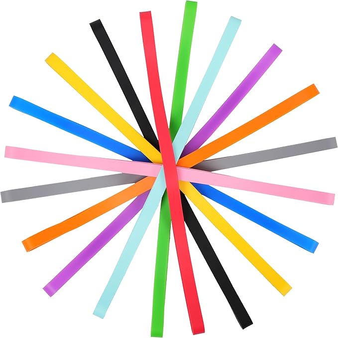 Rubber Bands Silicone 10 Pcs 12inch Elastic Bands for Notebook Books Cooking Wrapping Rubber Bands Cooking Boxes Wraps Office Supplies