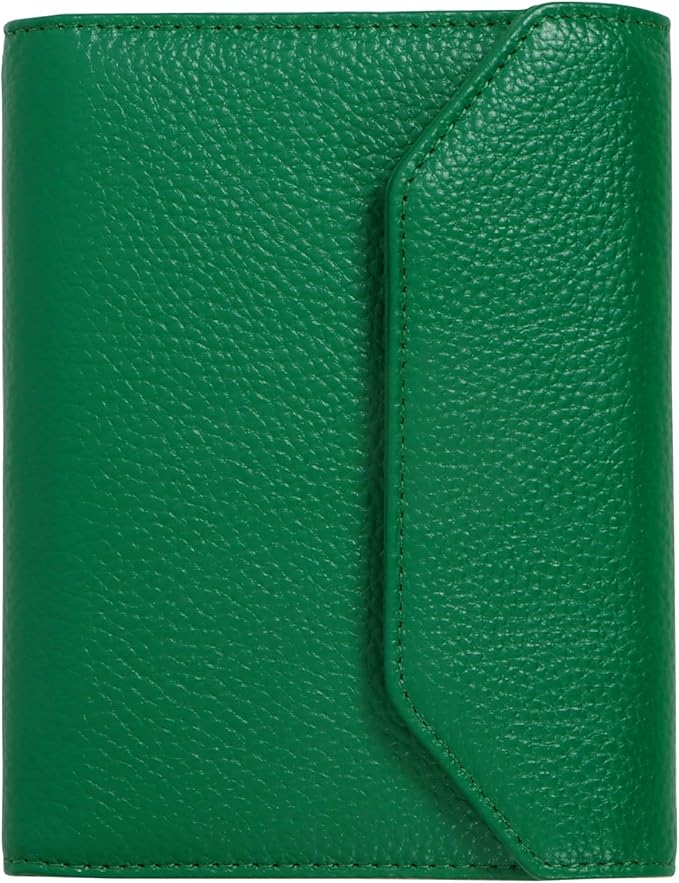 Passport Holder Cover,Passport Book Holder,Rfid Blocking Travel Wallet Protect Your Card Security,Leather Travel Document Organizer for Men Women,Airport Essentials Gift (Green)