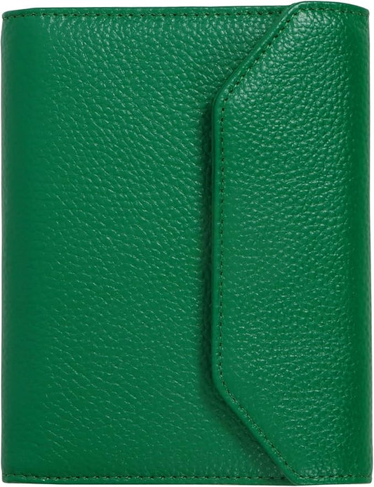 Passport Holder Cover,Passport Book Holder,Rfid Blocking Travel Wallet Protect Your Card Security,Leather Travel Document Organizer for Men Women,Airport Essentials Gift (Green)