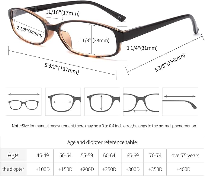 IVNUOYI 6 Pack Reading Glasses Blue Light Blocking with Spring Hinges,Colors Lightweight Readers for Women,Anti Glare UV Computer Eyeglasses 4.0