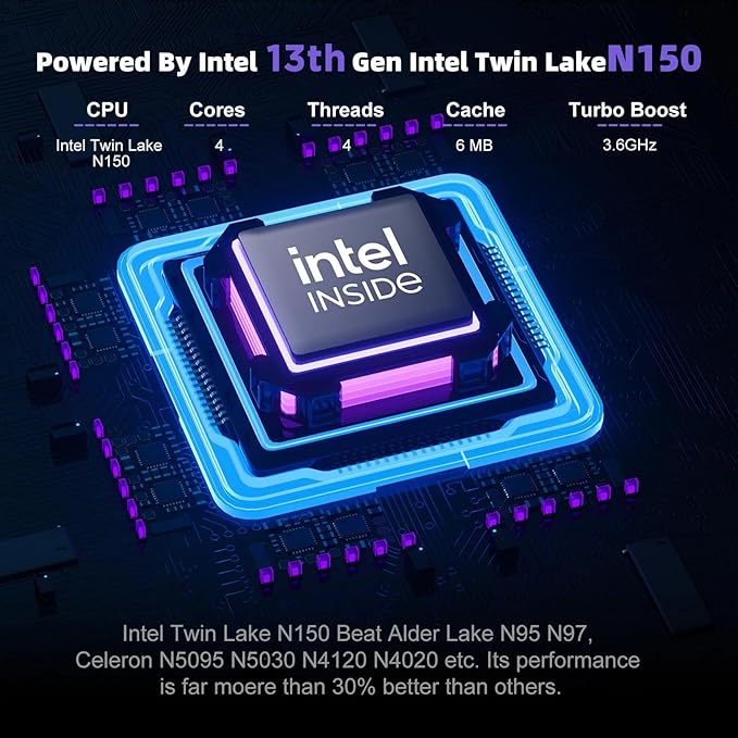 HP 14" Laptop 2025 Business Student Slim Computer, Lifetime MS Office, Copilot AI, Quad-Core Intel CPU, 16GB RAM, 628GB Storage (128GB UFS+500GB Ext), MarxsolAccessory, Wi-Fi 6, Win 11 Pro, Silver