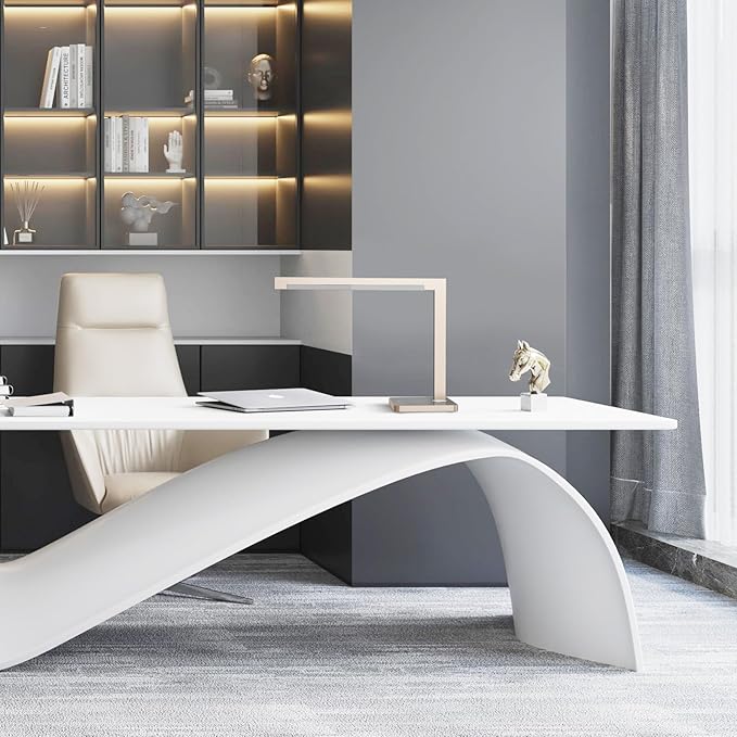 Aluminum LED Desk Lamp with Charging Station, Large 15W Table Lamp with Type-C Ports & 4 Color Temperature Modes(3000K-6000K), Dimmable Desk Light for Home Office,Bedroom (Includes Adapter)