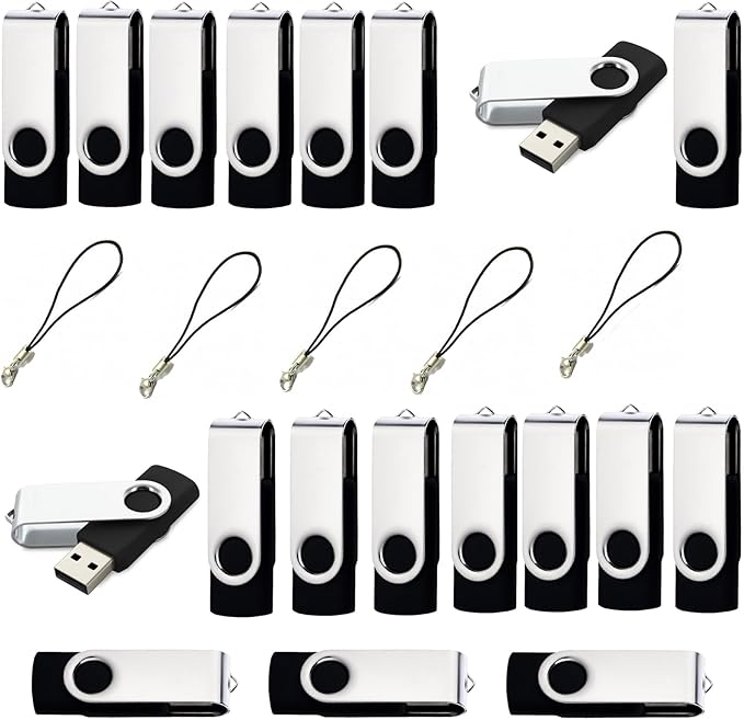 2GB Flash Drives 50 Pack Bulk USB Flash Drives Pack Wholesale USB2.0 Flash Drive 2GB USB Thumb Drive Pack USB Drive Pack Memory Stick (Black)
