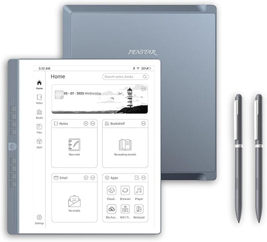 eNote 2 Paper Tablet, 10.3-inch 300 PPI Pen Only E-Ink Writing Tablet, 4G 128G Digital Notebook, AI Powered Voice-to-Text, Includes Two B5 Stylus Pens