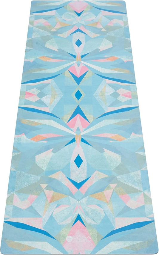 YOGA DESIGN LAB | The Combo Yoga Mat | Eco Luxury | Ideal for Hot Yoga, Power, Bikram, Ashtanga, Sweat | Studio Quality | Includes Carrying Strap!