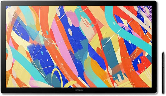 Wacom Cintiq 24 Drawing Tablet with Screen, 23.8" inch Display, Pro Pen 3 (Battery-Free), 100% sRGB Pen Display for Artists, Designers, Animation, Game Dev, Works with Mac, PC & Android