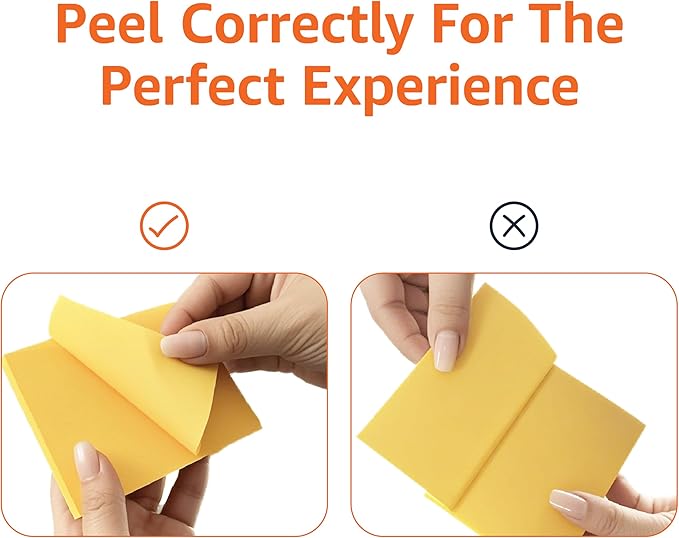 Amazon Basics Mini Rectangular Sticky Notes, 1.5x2 Inches, Bright Colors Self-Stick Pads, Easy to Post for Home, Office, Notebook, 70 sheets/Pad, Pack of 24