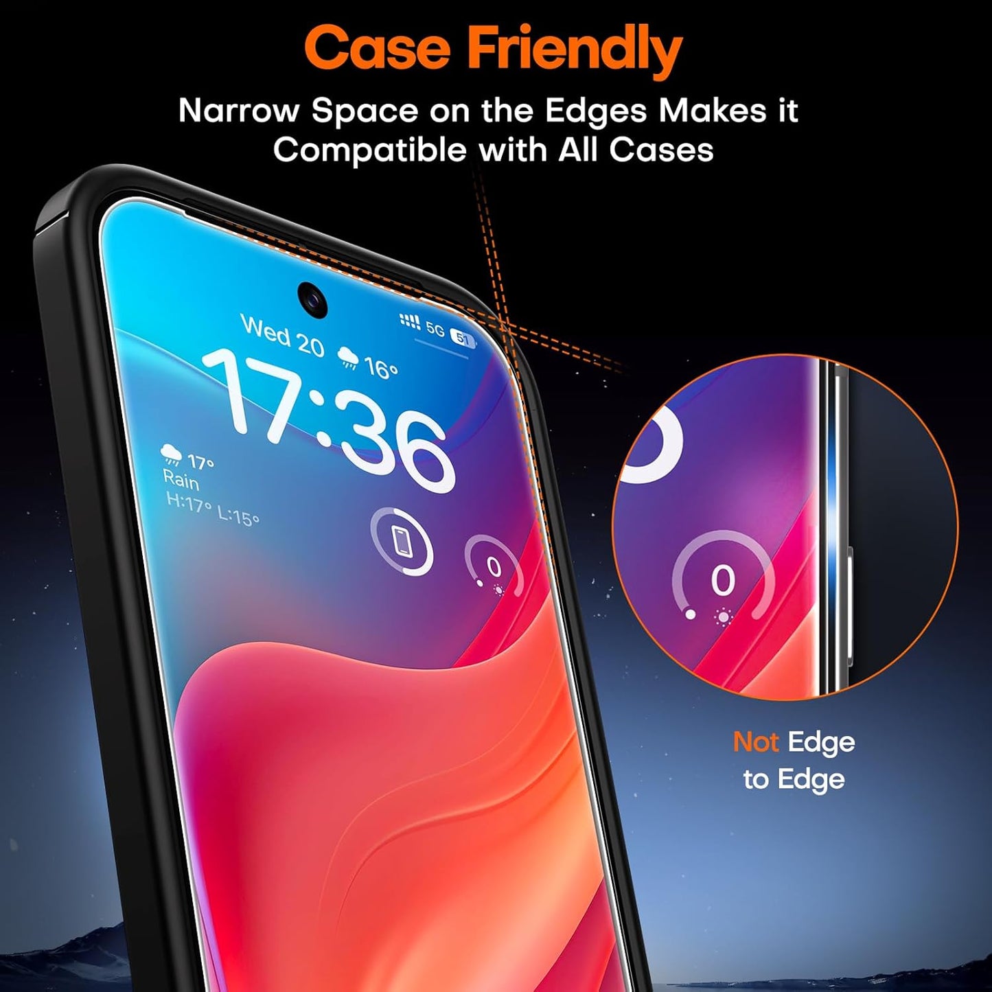 TOCOL for Google Pixel 10 Pro XL Screen Protector 6.7 9H Hardness Military Grade Shatterproof HD Tempered Glass for Full Coverage Easy Installation 2 Pack