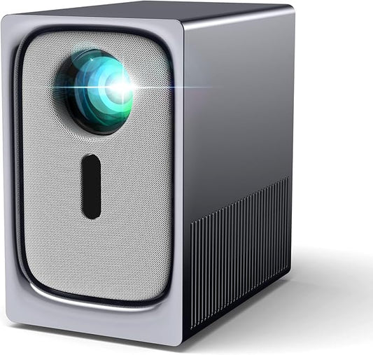 Mini Projector with Wifi and Bluetooth, Portable Projector 4k Home Theater Movie Projector, Smart Projectors Compatible with iOS/Android/TV Stick/HDMI/PS5, 15000 Lumen, Native 1080P, 4K Supported