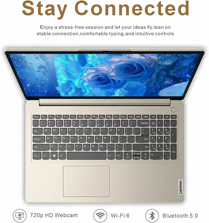 Lenovo Laptop for Business and Student | Intel Core |15.6 Anti-Glare Screen | 1 Year Office 365 | 20GB RAM | 512GB SSD + 128GB eMMC | 1TB Cloud Storage | 11HR Battery | Windows 11 | WOWPC USB