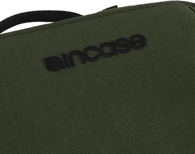 Incase Transfer Sleeve - 14-inch Laptop/MacBook & Tablet/iPad Case - Protective, Lightweight, Hybrid Sleeve and Sling Design, Expandable Front Pocket, Accessory Pocket, Buckle Clasp Closure - Green