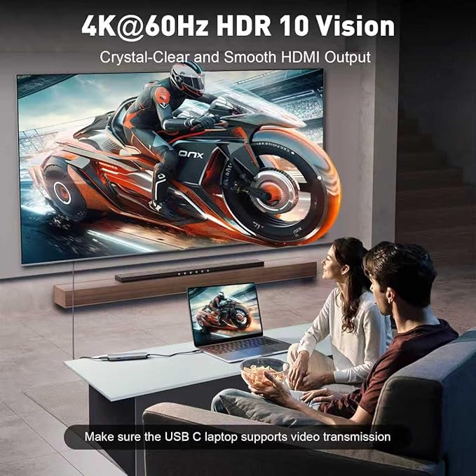 9-in-1 USB C Hub, 4K60Hz HDMI Multiport Adapter with 2 USB-C 5Gbps, 100W PD Charging, 3 USB-A Ports, SD/TF Card Reader, USBC Dock Dongle for MacBook Pro/Air, iPad Pro, Dell, HP, Laptop