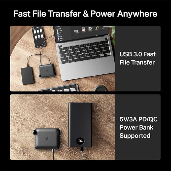 TP-Link BE3600 Wi-Fi 7 Portable Travel Router TL-WR3602BE | Dual-Band, 2.5 Gig Port, USB 3.0 | Multi-Modes in One | OpenVPN, WireGuard® | Public WiFi Sharing for Hotel/Cruise/RV/Plane | No 6 GHz