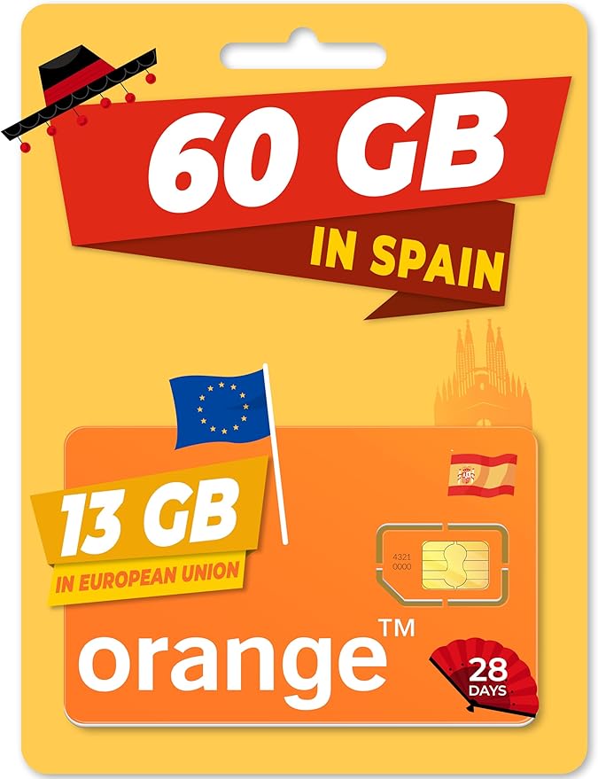 Prepaid SIM Card (Mundo-15) 29 GB in Spain
